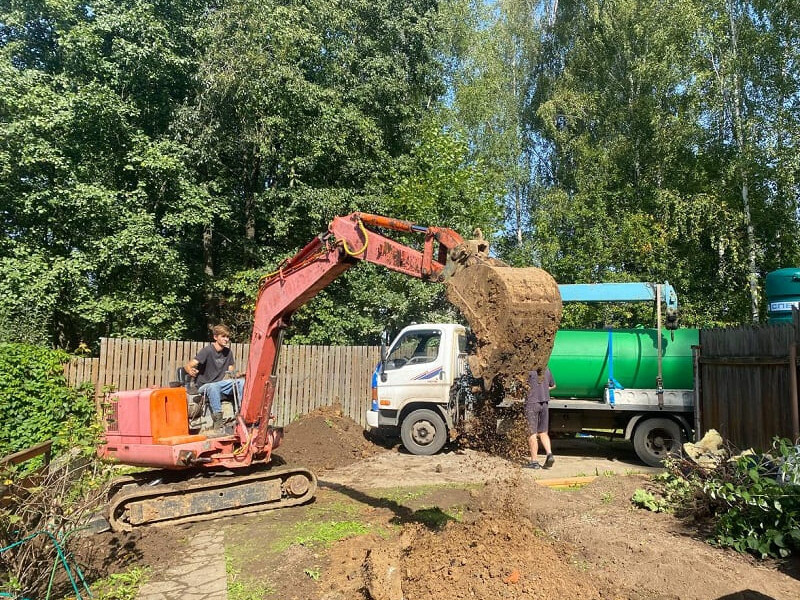 Монтаж газгольдера Спецгаз 6600 л в Гагарине под ключ с земляными работами